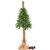 Springos CT0180 140 cm künstlicher Weihnachtsbaum mit Stamm, Jutesack und Tannenzapfen