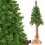 Springos CT0180 140 cm künstlicher Weihnachtsbaum mit Stamm, Jutesack und Tannenzapfen