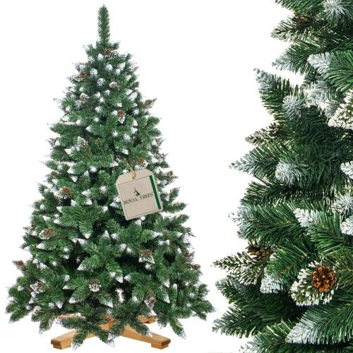 Springos gyémánt műfenyő 220cm