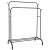 Springos Ha7457 Double Rail Clothing Rack, Empty