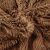 Close-up of Springos Brown Fluffy Blanket Texture