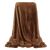 Draped Springos Brown Fluffy Blanket, Soft and Cozy