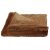 Folded Springos Brown Fluffy Blanket, Soft and Warm
