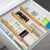 Springos Bamboo Drawer Dividers organizing office supplies