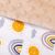 Close-up of Springos Sb0051 baby car seat blanket fabric, rainbow and sun