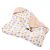 Springos Sb0051 baby car seat blanket, beige with rainbow and sun pattern