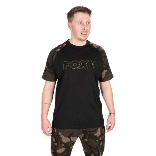 Black / camo outline t - smalll