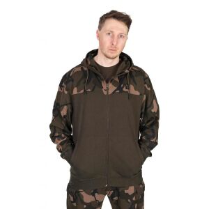 Lw khaki / camo split zip hoody 2xl 112883670 - Horgász ruházat