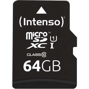 Intenso 64GB microSDXC UHS-I Premium Speicherkarte - Speicherkarten