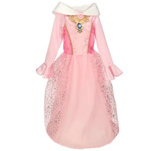 Ikonka Sweet Belle Princess Costume, Pink Dress for Girls - Costume for Kid