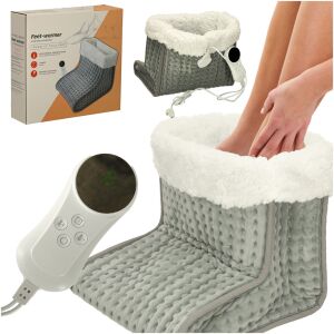 Ikonka 9-speed Electric Foot Heater with Remote Control - Grey 141967947 - Electric leg warmer