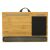 Ikonka Laptop állvány fából, 55x37x8cm - Barna, Szürke 124509643