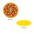 Ikonka toy pizza and plate with dimensions, play food