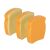 Ikonka toy bread slices, play food