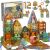 Ikonka 3D Magnetic Building Blocks - Light Up Animal Park 124 pieces set