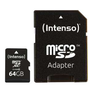 Intenso 64GB MicroSDHC MicroSDXC Class 10 91155836 
