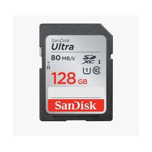 SanDisk Ultra 128GB SDXC Class 10 UHS-I memóriakártya