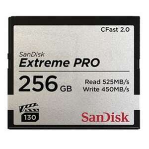 SanDisk Extreme Pro SDCFSP-256G-G46D 256 GB CFAST 2.0 525 MB/s VPG130 memóriakártya 58300330 