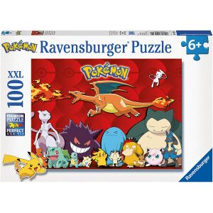 Ravensburger Pokémon 100 darabos XXL puzzle doboz a népszerű Pokémon karakterekkel - Ravensburger Puzzle