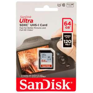 SanDisk Ultra memóriakártya 64 GB SDXC Class 10 57446325 