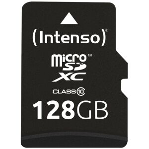 SD MicroSD Card 128GB Intenso SDXC Class10 (3413491) 134313595 - Speicherkarten
