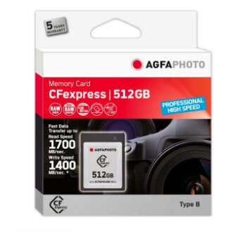 Agfaphoto cfexpress 512 gb professional memóriakártya