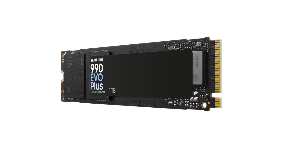Samsung 990 evo plus pcie 4.0 x4 / 5.0 x2 nvme m.2 ssd 1tb MZ
