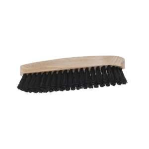 Shoe brush with wooden handle, black bristles - Cleaning brush