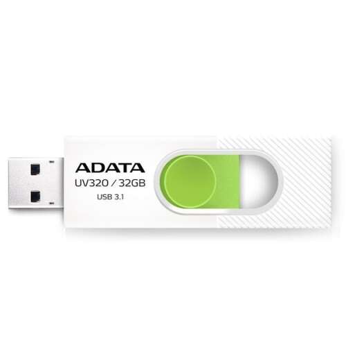 ADATA UV320 32GB USB 3.1 biela a zelená flash disk