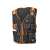 Handy Work Vest with 7 pockets, black and orange, for electricians, plumbers, and handymen