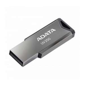 USB флаш памет ADATA UV250 32GB, сребърен, метален - ADATA
