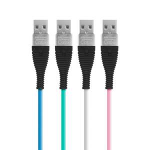 Micro USB kábel, 4 farby, 2 metre, tkaný, nabíjací kábel, dátový kábel - USB káble