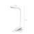 ColorWay CW-DL04FCB-W biela LED stolová lampa s klipom a flexibilným ramenom, rozmery
