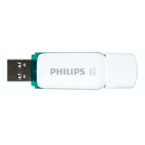Philips 8GB USB 3.0 Flash Drive, fehér és türkizkék