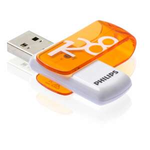 Philips FM12FD05B USB flash meghajtó 128 GB USB A típus 2.0 Narancssárga, Fehér 58598392 