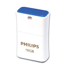 Philips FM16FD85B/00 USB flash meghajtó 16 GB USB A típus 2.0 Kék...