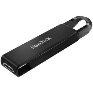 SanDisk Ultra USB Type-C Flash Drive, schwarz, 32GB, USB 3.1 Gen 1, schrägansicht - SanDisk