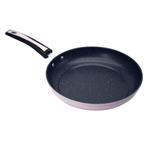 Rózsaszín tapadásmentes serpenyő, 26 cm átmérő