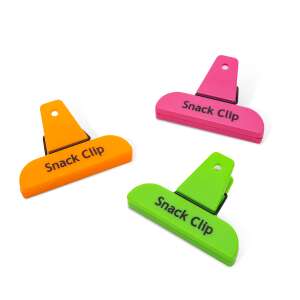 Set de 3 cleme colorate pentru sigilarea pungilor - Ustensile de bucătărie