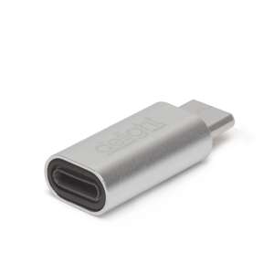 Adaptor Delight Type-C la Lightning, argintiu - Cabluri de date