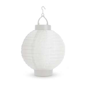 Szolár lampion - fehér - hidegfehér LED - 21 cm 39915518 
