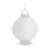 Fehér szolár LED-es papír lampion, 21 cm átmérőjű