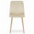 Mercaton Lava Világos Bézs Bársony Konyhai Szék Elölnézet