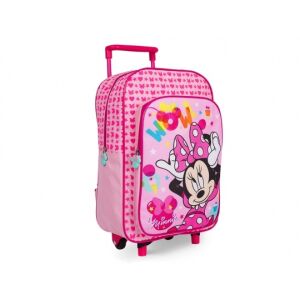 Rozbalovací batoh Perletti Minnie Mouse 36 cm, Ružová, Školská taška, Kufor pre deti - Perletti