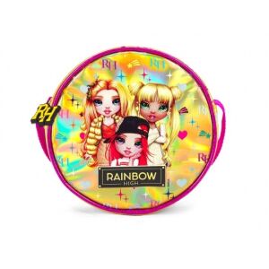 Rainbow High Perletti Prinzessin Runde Umhängetasche, 17x6 cm, Mädchen Umhängetasche - Perletti