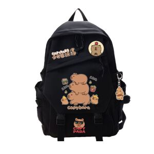 Модна дамска раница Dollcini Cute Simple Travel/Work/Daily 444101 Черна