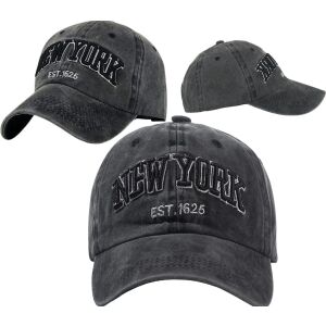 New York baseball sapka, kék, pamut, egy méret mindenkinek