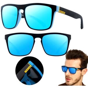 Férfi nyári napszemüveg polarizált tükrös lencsékkel, fekete, alumínium kerettel 118029367 - Férfi napszemüveg