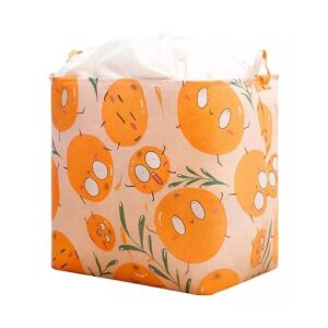 Szervező játékokhoz és ruhákhoz, fehér, vászon anyagú, 50x40x45 cm