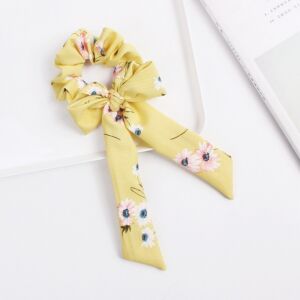 Rugalmas rövid hajú sál sárga PIN UP GUM36WZ5